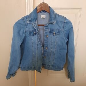 Children's Place size 14 XL girl blue jean denim jacket